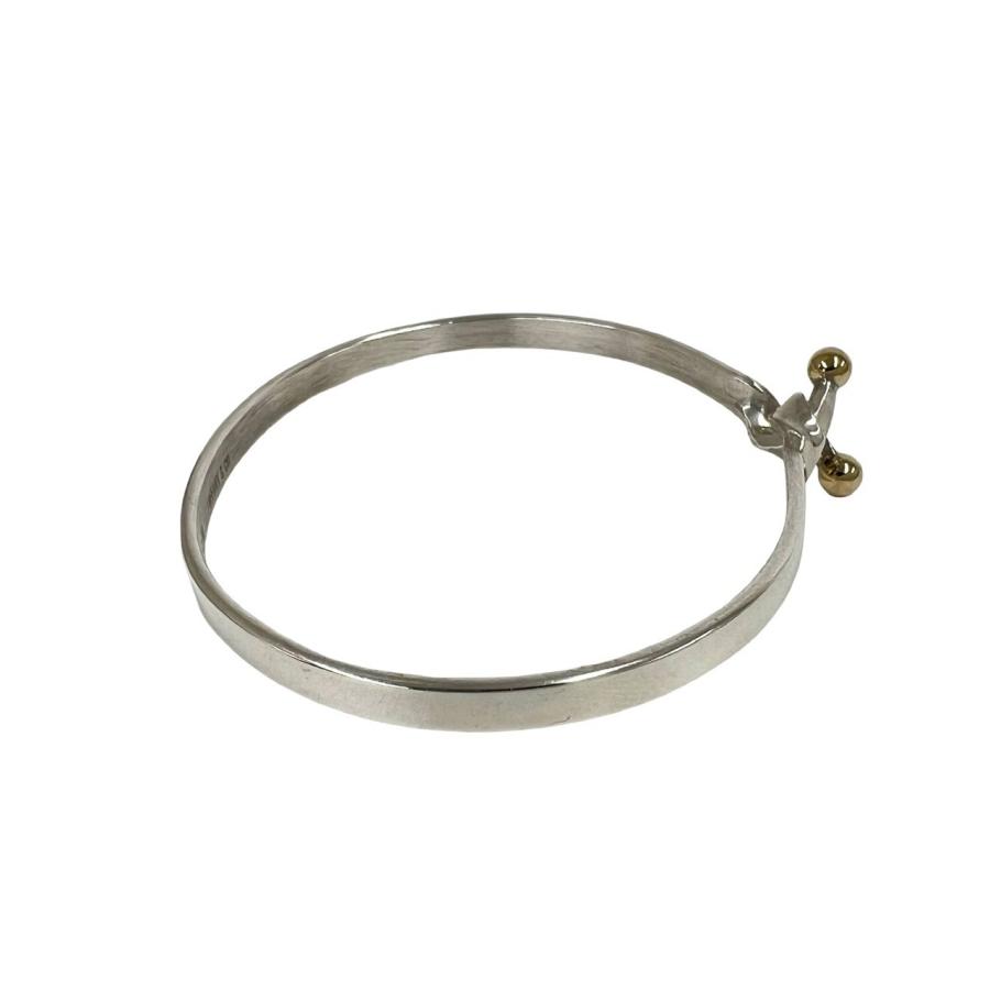 TIFFANY&Co.（ティファニー） 極 美品 ダブルフック バングル シルバー
