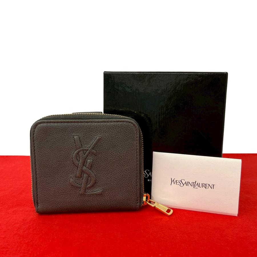 Yves Saint Laurent（イヴ・サンローラン） 極 美品 箱付き YSL ロゴ 
