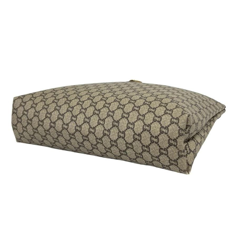極美品☆GUCCI オールドグッチ/クラッチバッグ/シェリーライン/GG柄/茶 GUCCI（グッチ） 極 美品 オールドグッチ ヴィンテージ シェリーライン
