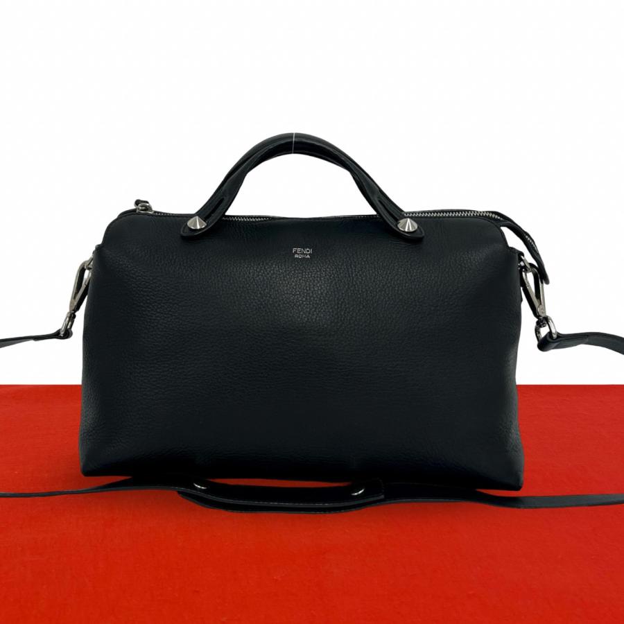 FENDI（フェンディ） 極 美品 希少品 バイザウェイ ロゴ スタッズ