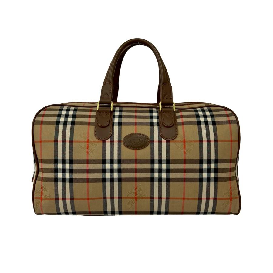 【Burberry】旅行バッグ　大容量　ノバチェック　シャドーホース BURBERRY（バーバリー） ほぼ未使用 ノバチェック シャドーホース
