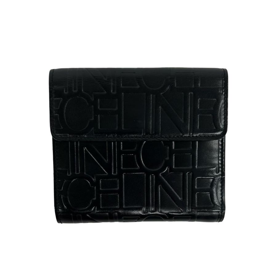 CELINE（セリーヌ） 未使用保管品 保存袋付き ロゴ エンボス レザー 本