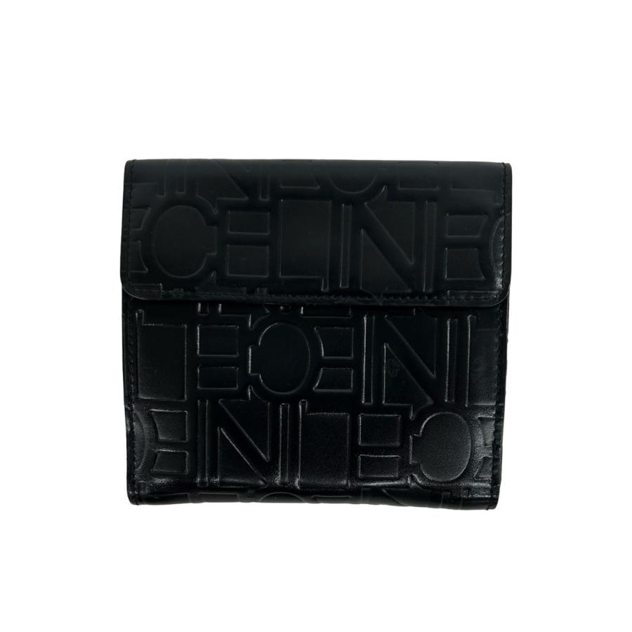 CELINE（セリーヌ） 未使用保管品 保存袋付き ロゴ エンボス レザー 本
