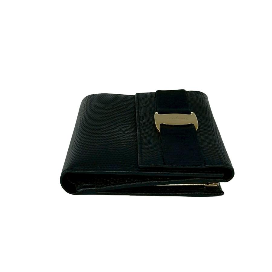 【未使用品・レア・箱付き】Ferragamo VARA金具　がまぐち財布 極 美品 箱付 Salvatore Ferragamo サルヴァトーレフェラガモ