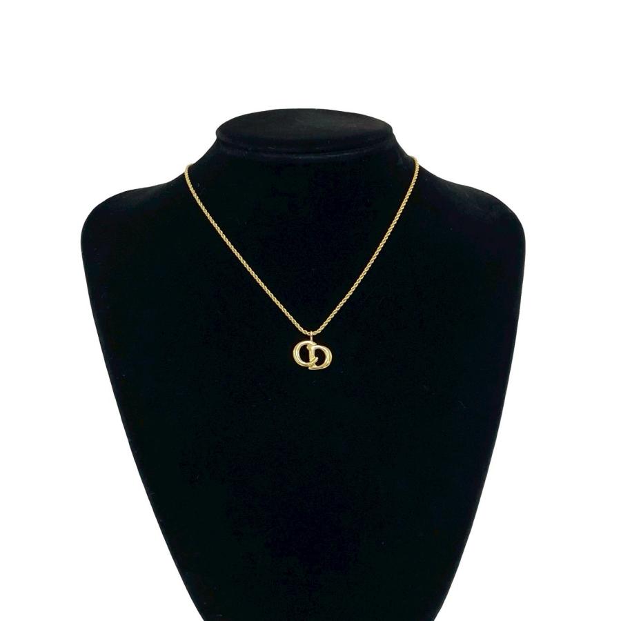 極 美品 Christian Dior ディオール CD ロゴ モチーフ GP チェーン