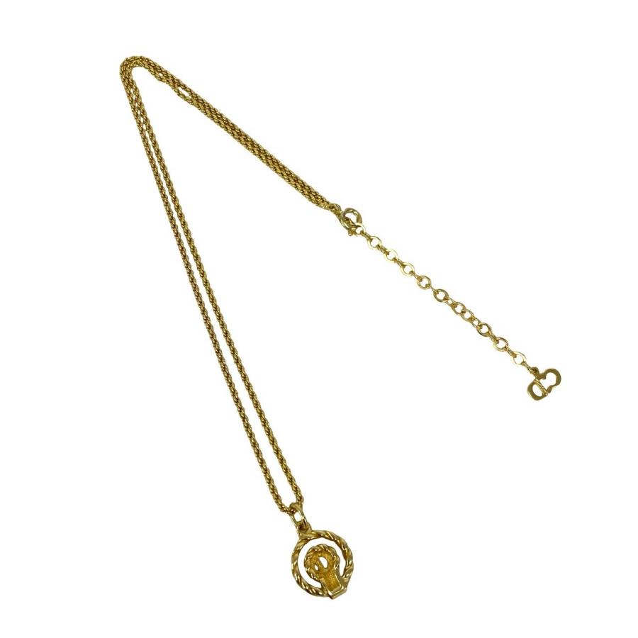 極 美品 ヴィンテージ Christian Dior ディオール CD ロゴ GP チェーン