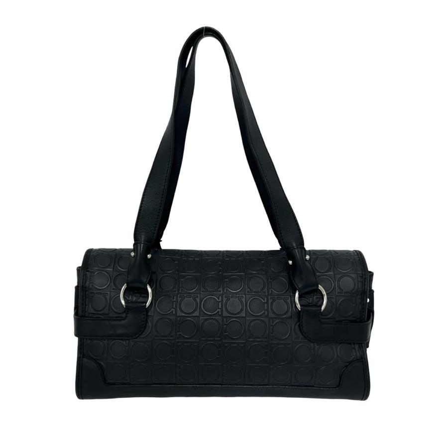 【美品】salvatore Ferragamoショルダーバッグ ハンドバッグ 極 美品 Salvatore Ferragamo サルヴァトーレフェラガモ ガンチーニ 柄