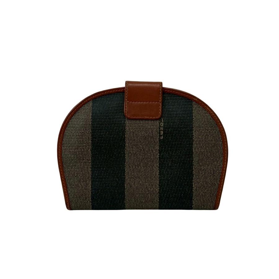 FENDI（フェンディ） 極 美品 ヴィンテージ ペカン 柄 レザー 二つ折り