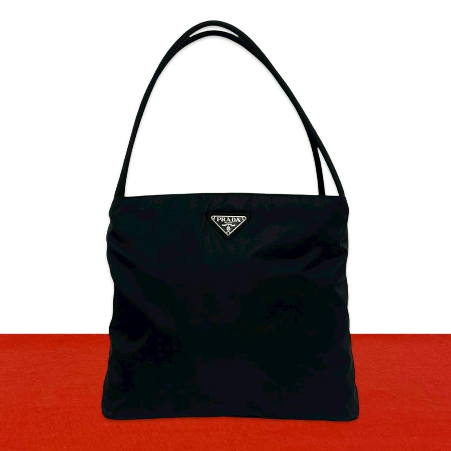 PRADA（プラダ） 極 美品 三角ロゴ 金具 テスート ナイロン トート