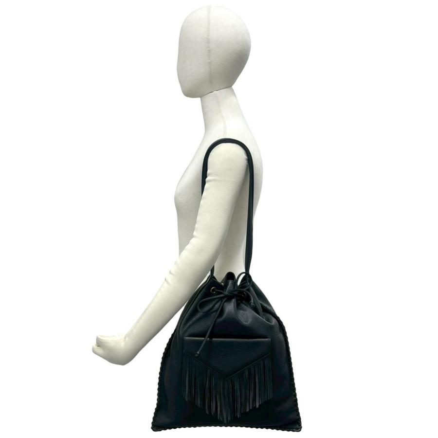 Yves Saint Laurent（イヴ・サンローラン） 極 美品 希少品 フリンジ 