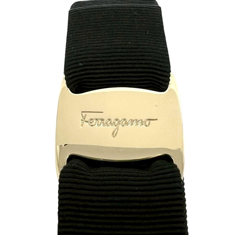 極 美品 Salvatore Ferragamo サルヴァトーレフェラガモ ヴァラリボン