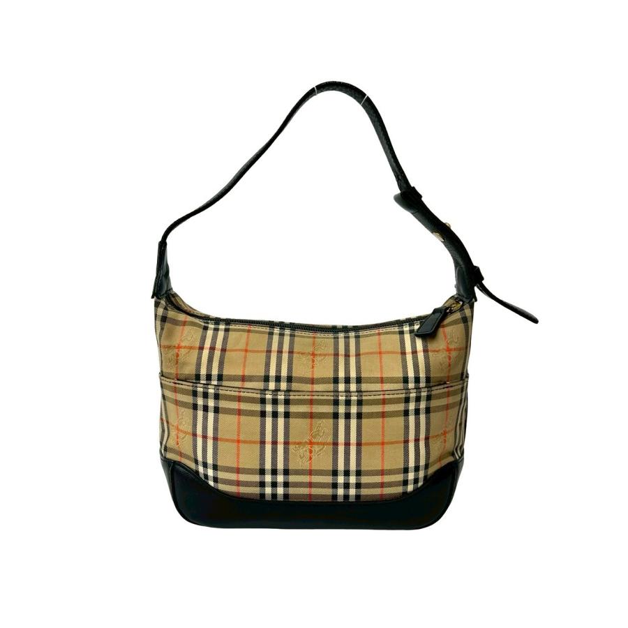 BURBERRY（バーバリー） 極 美品 ノバチェック 柄 キャンバス レザー