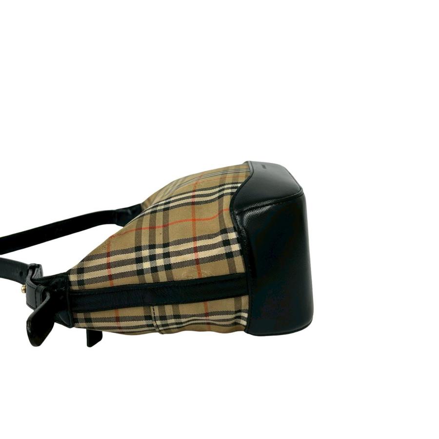 BURBERRY（バーバリー） 極 美品 ノバチェック 柄 キャンバス レザー