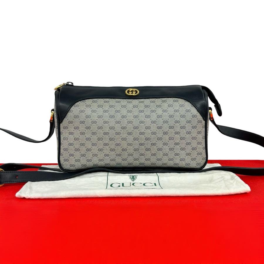 特別値下げ【GUCCI】美品　オールドグッチ ショルダーバッグ 　マイクロGG GUCCI（グッチ） 極 美品 袋付 オールドグッチ ヴィンテージ マイクロ
