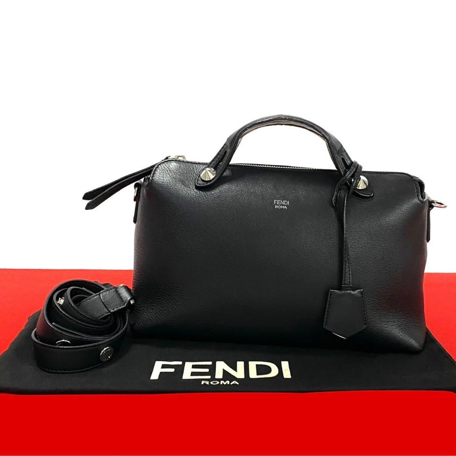 FENDI（フェンディ） 極 美品 袋付 バイザウェイ スモール レザー 本革
