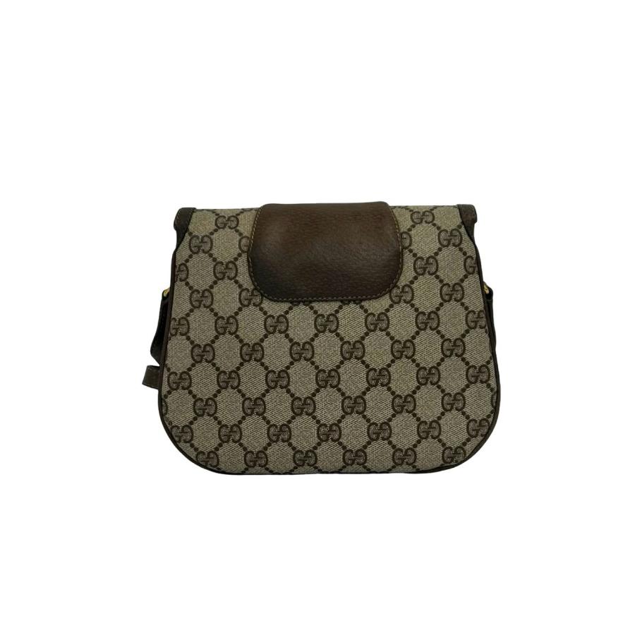 GUCCI（グッチ） 極 美品 オールドグッチ GG ロゴ 柄 レザー 本革 ミニ
