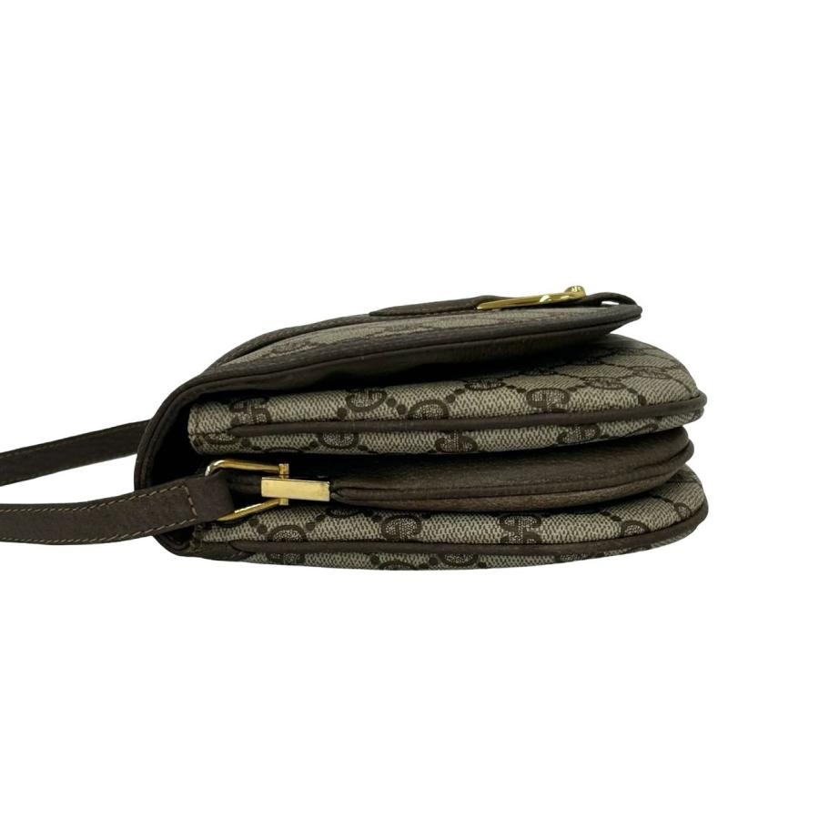 GUCCI（グッチ） 極 美品 オールドグッチ GG ロゴ 柄 レザー 本革 ミニ