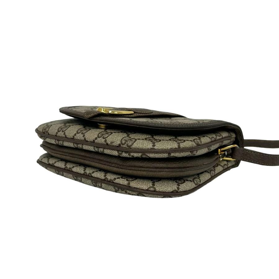 GUCCI（グッチ） 極 美品 オールドグッチ GG ロゴ 柄 レザー 本革 ミニ