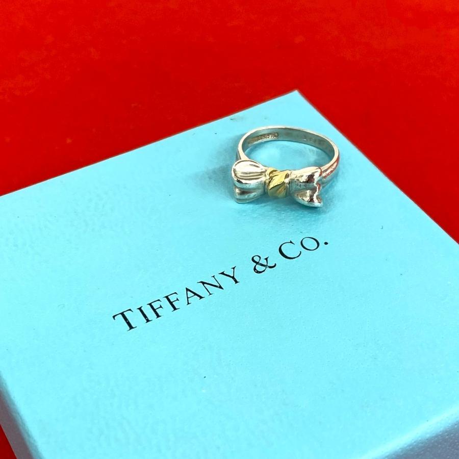 TIFFANY&Co. 指輪　ビーン　１１号 美品】Tiffany & Co. ビーンデザインリング 11号 TIFFANY&Co