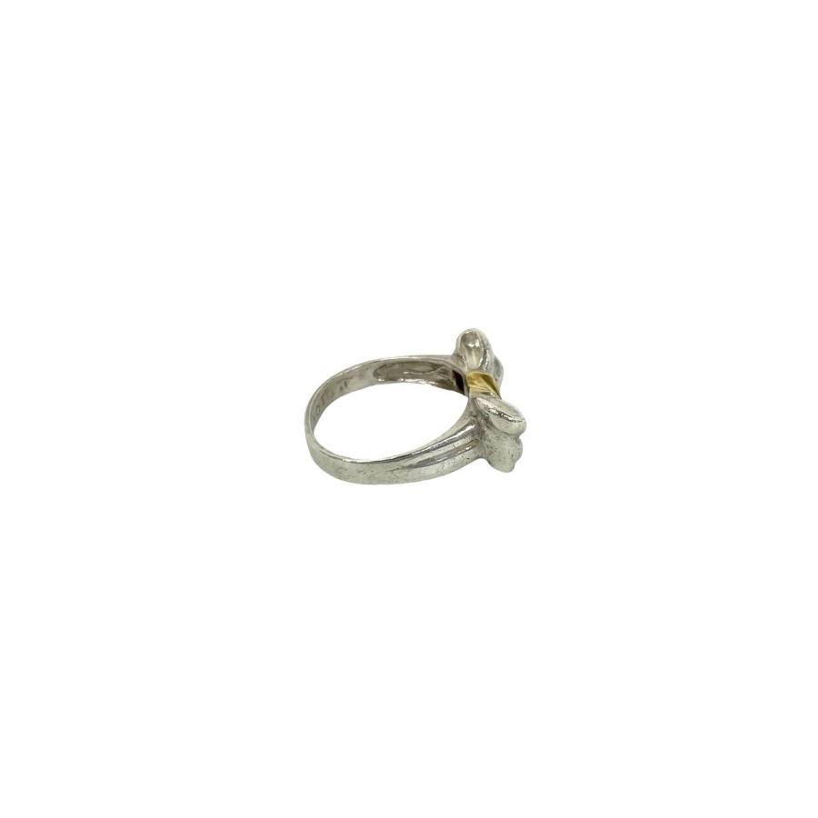 TIFFANY&Co.（ティファニー） 極 美品 リボン リング シルバー925 K18