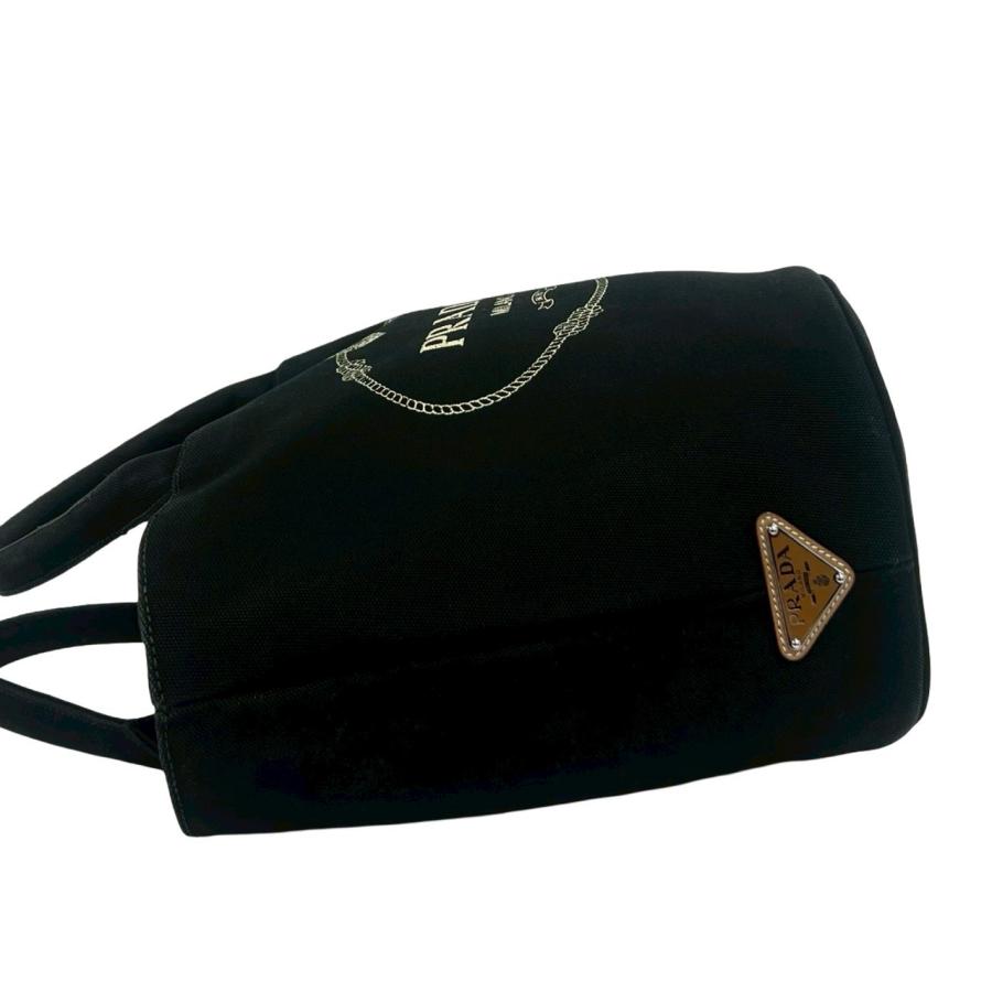 PRADA（プラダ） 極 美品 カナパ ロゴ キャンバス 2way トートバッグ