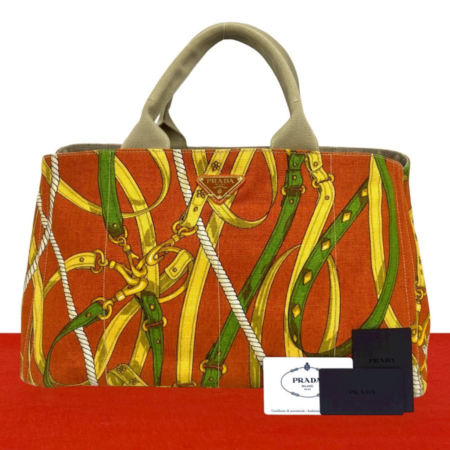 ギンガム チェック プラダ チェック バッグ PRADA プラダ カナパ