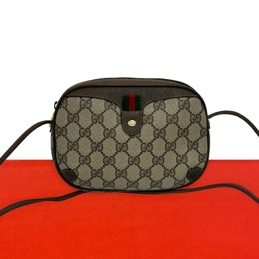 GUCCI（グッチ） 極 美品 オールドグッチ シェリーライン GG ロゴ 柄