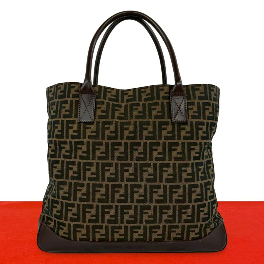 FENDI（フェンディ） 極 美品 希少品 ズッカ FF ロゴ 柄 キャンバス