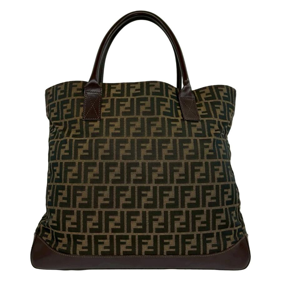 FENDI（フェンディ） 極 美品 希少品 ズッカ FF ロゴ 柄 キャンバス