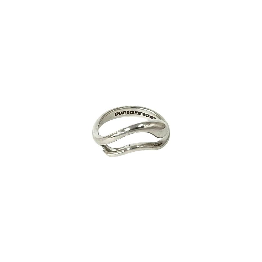 【美品】TIFFANY リング 指輪 シルバー グルーブ 7号 シンプル ライン TIFFANY&Co.（ティファニー） 極 美品 ヴィンテージ ティアドロップ