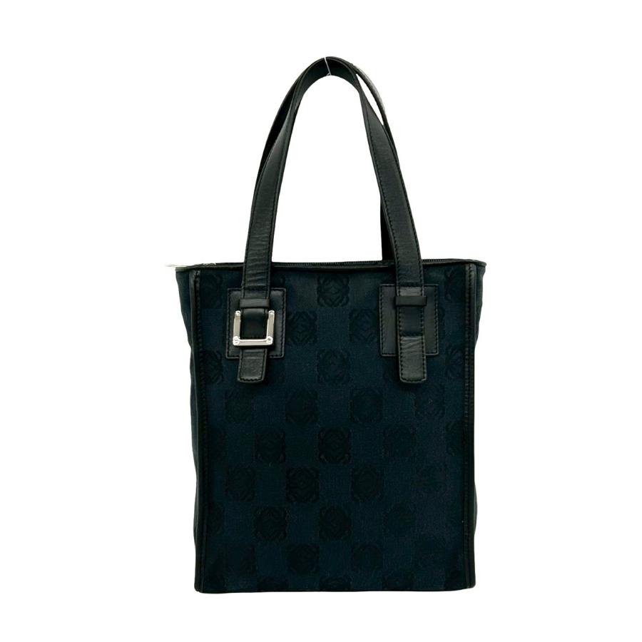 レディース 美品 LOEWE ロエベ アナグラム柄 トートバッグ キャンバス