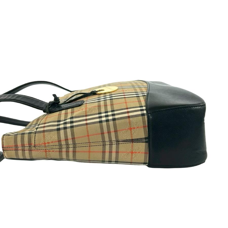 BURBERRY（バーバリー） 極 美品 ノバチェック キャンバス レザー