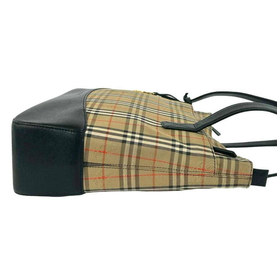 BURBERRY（バーバリー） 極 美品 ノバチェック キャンバス レザー