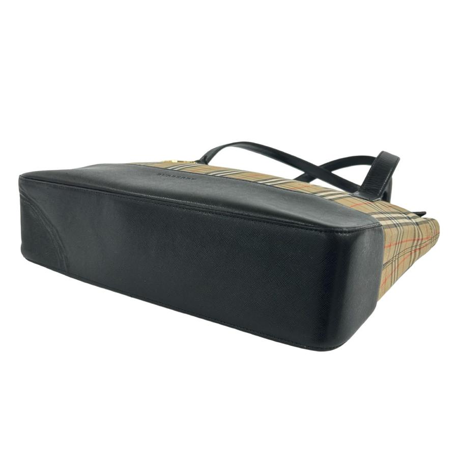 BURBERRY（バーバリー） 極 美品 ノバチェック キャンバス レザー