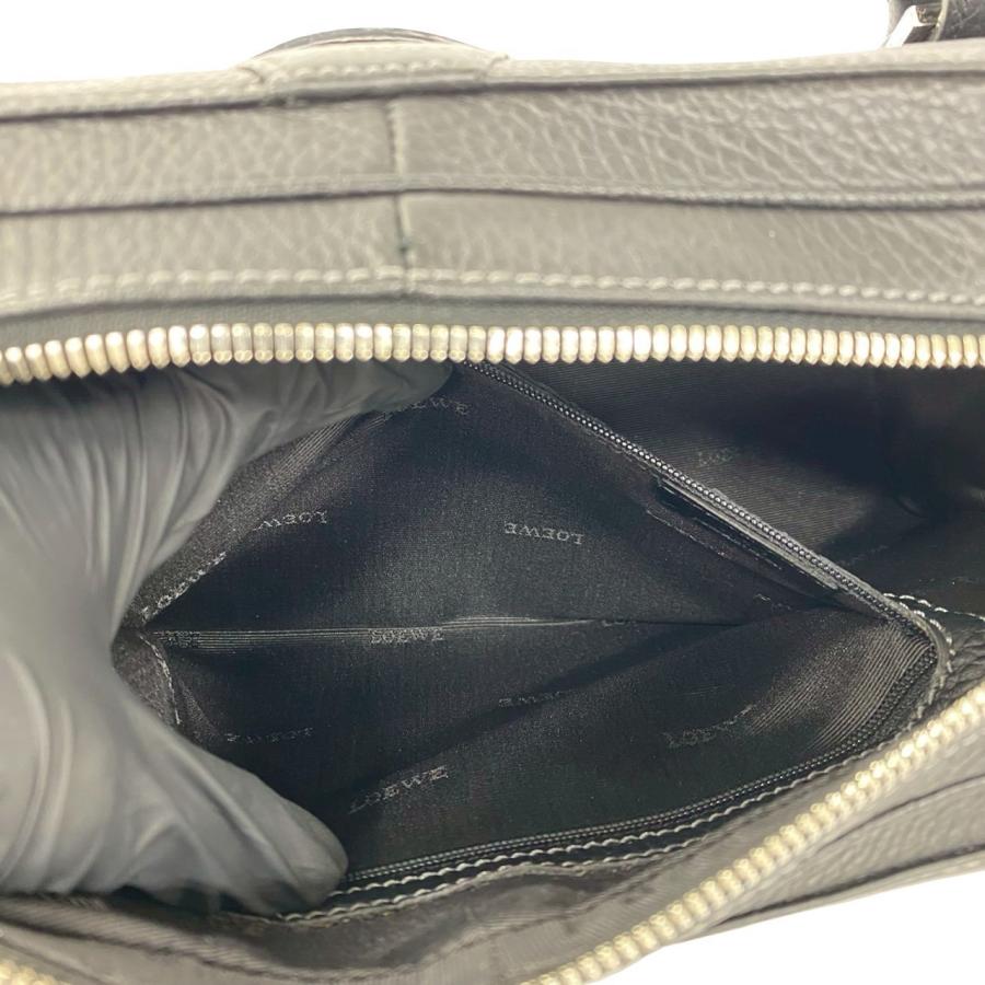 LOEWE（ロエベ） ほぼ未使用品 希少品 ロゴ 刻印 金具 レザー 本革