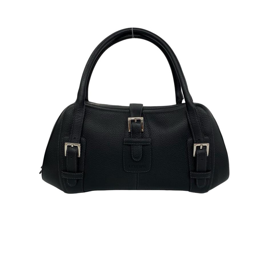 LOEWE（ロエベ） ほぼ未使用品 希少品 ロゴ 刻印 金具 レザー 本革