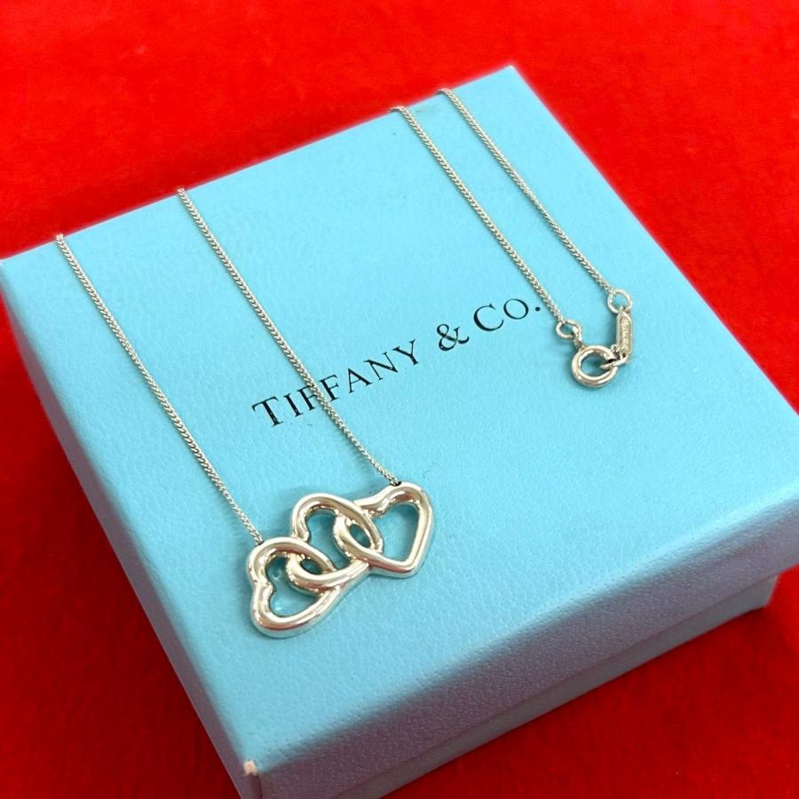 極美品　Tiffany&Co.ティファニートリプルハートネックレス925 正規品 TIFFANY&Co.（ティファニー） 極 美品 ヴィンテージ トリプル ハート