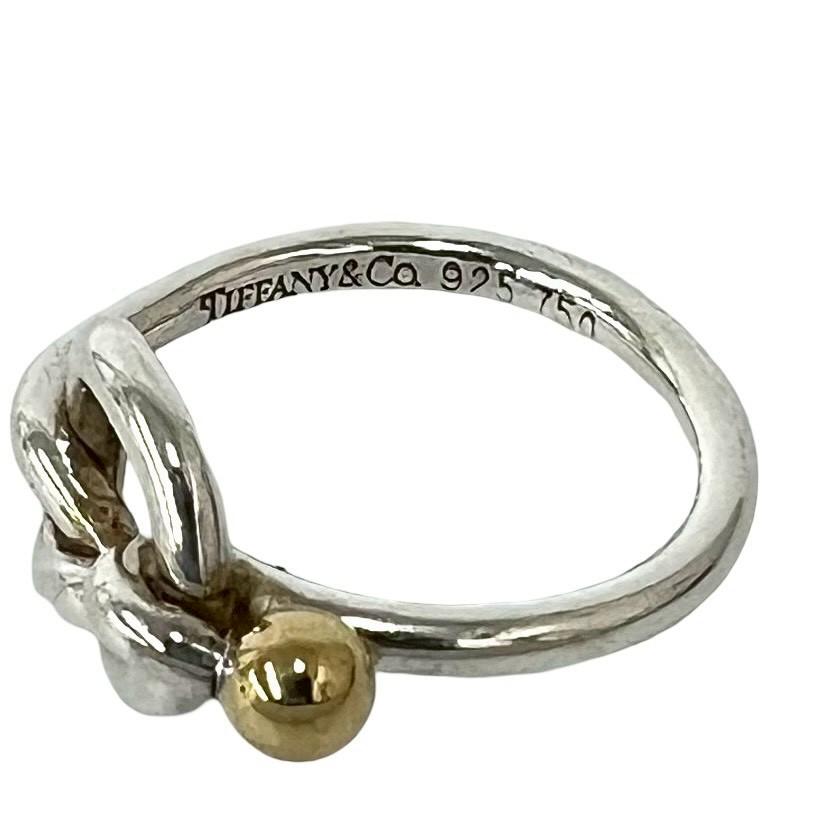TIFFANY&Co.（ティファニー） 極 美品 ラブノット リング シルバー925