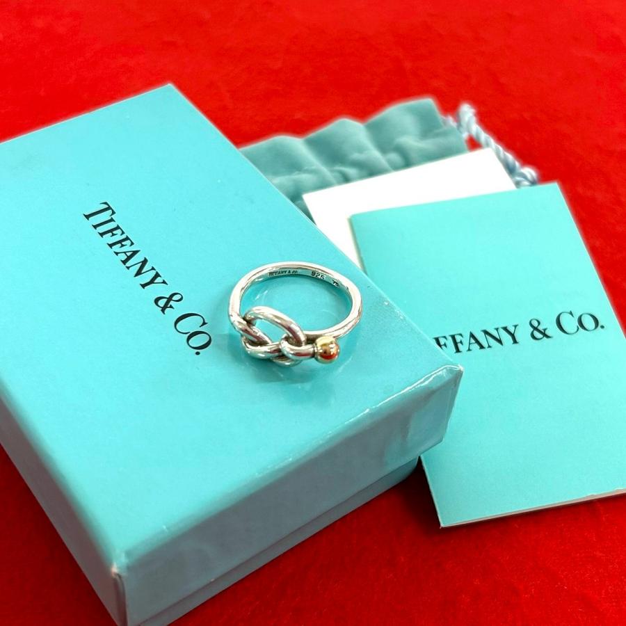 TIFFANY&Co.（ティファニー） 極 美品 箱 袋付 ラブノット リング