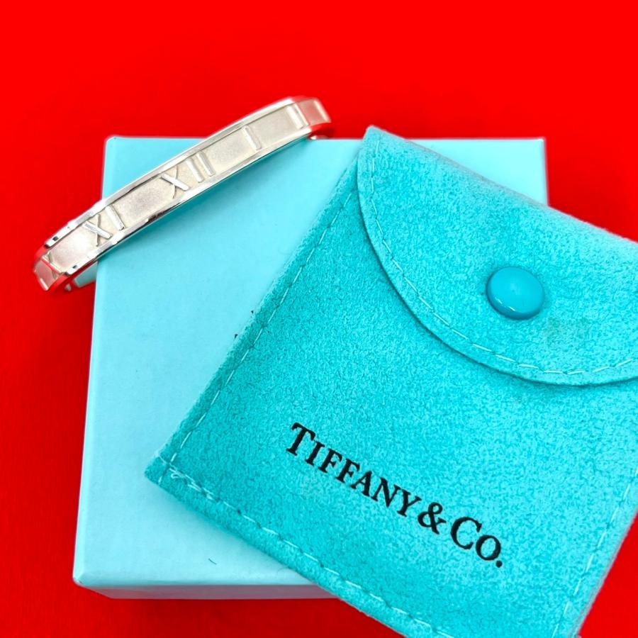 ティファニー アトラス バングル ブレスレット シルバー 925 箱・袋付き TIFFANY&Co.（ティファニー） 極 美品 箱 袋付き ヴィンテージ
