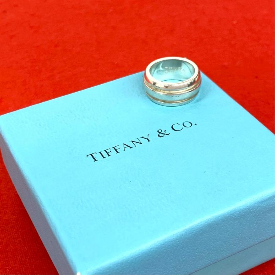 【美品】ティファニー グルーブドダブルライン ブレスレット シルバー925 TIFFANY&Co.（ティファニー） 極 美品 ヴィンテージ グルーブド ダブル