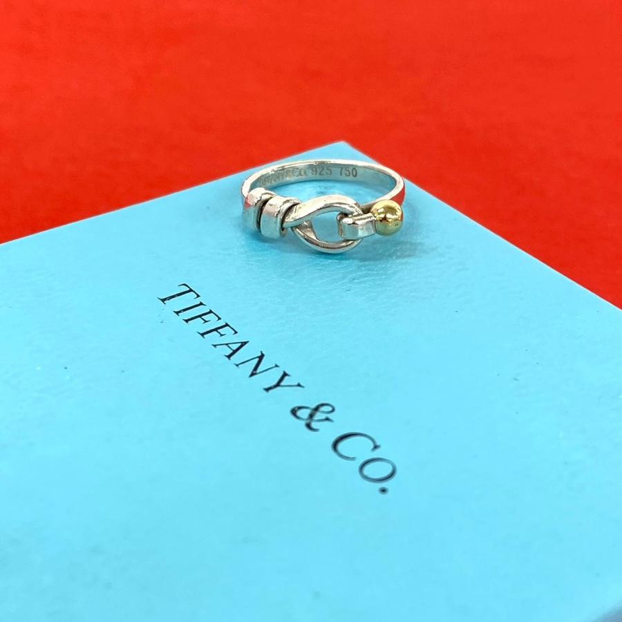 Tiffany フックアンドアイ TIFFANY&Co.（ティファニー） 極 美品 フック＆アイ リング シルバー