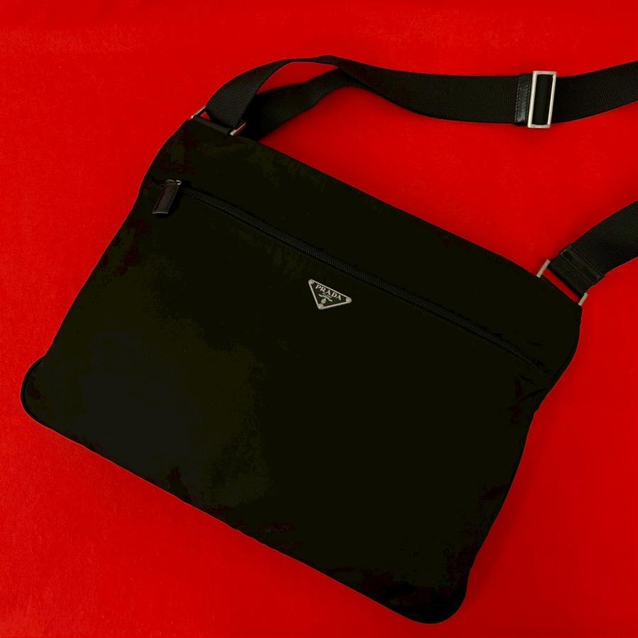 美品】PRADA プラダ ナイロンショルダーバッグ クロスボディバッグ