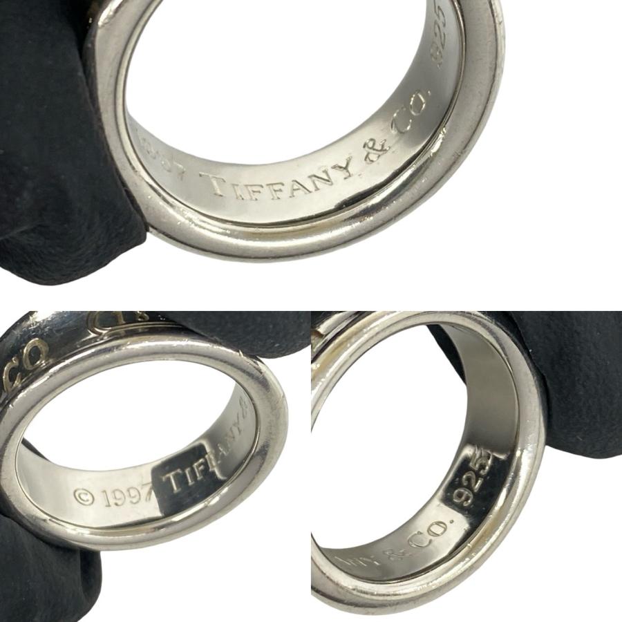 美品 TIFFANY ティファニー ナロー リング10号 刻印有 シルバー TIFFANY&Co.（ティファニー） 極 美品 袋付 ヴィンテージ ナロー