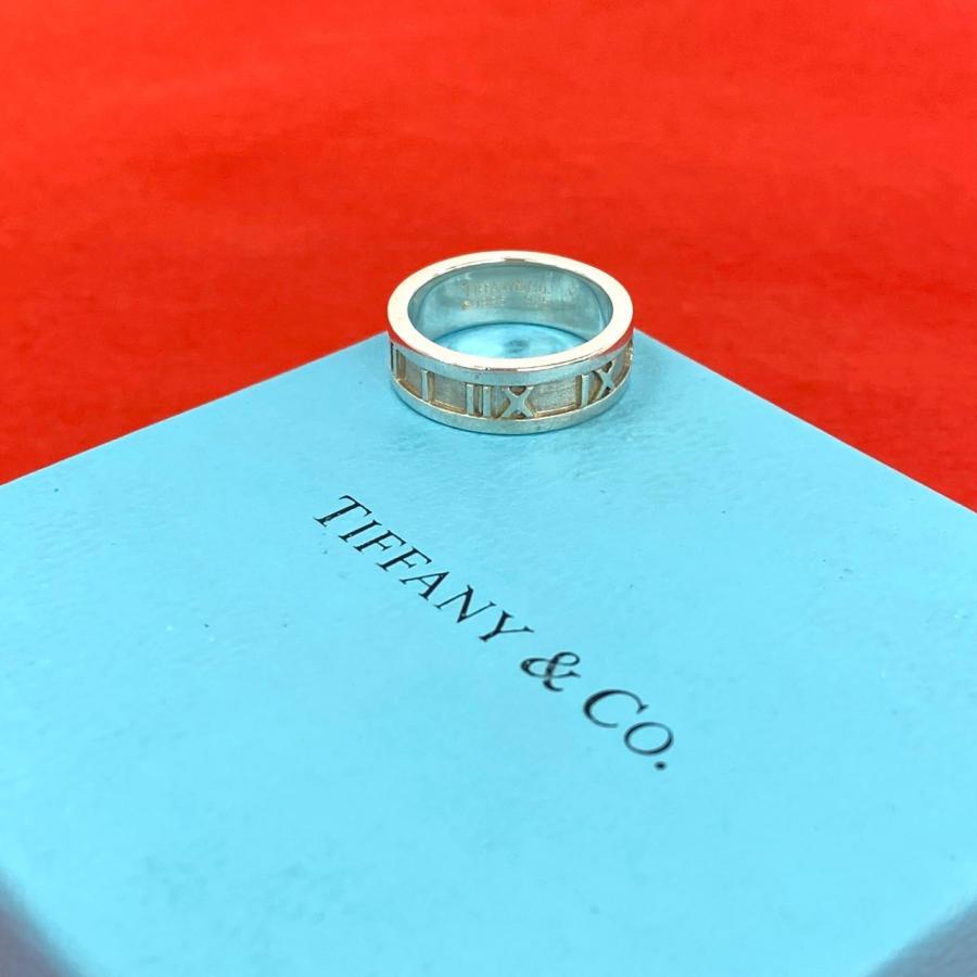 極美品 オールドティファニー アトラス リング 8.5号 シルバー925 TIFFANY&Co.（ティファニー） 極 美品 ヴィンテージ アトラス リング
