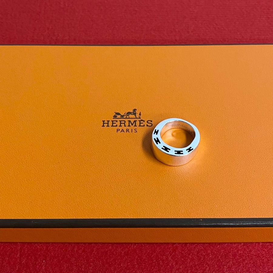 エルメス クラルテ ナロー H リング 925 9号 HERMES (エルメス