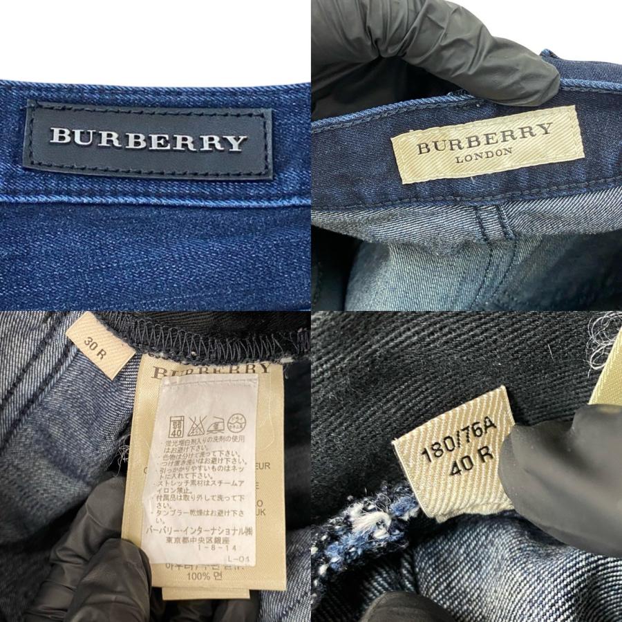 【美品】BURBERRY LONDON デニムパンツ　W25 BURBERRY（バーバリー） 極 美品 BURBERRY LONDON ロンドン デニム