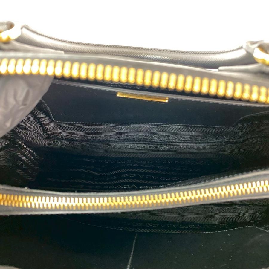 PRADA 極 美品 袋付 プラダ 三角ロゴ 金具 サフィアーノ レザー 2way