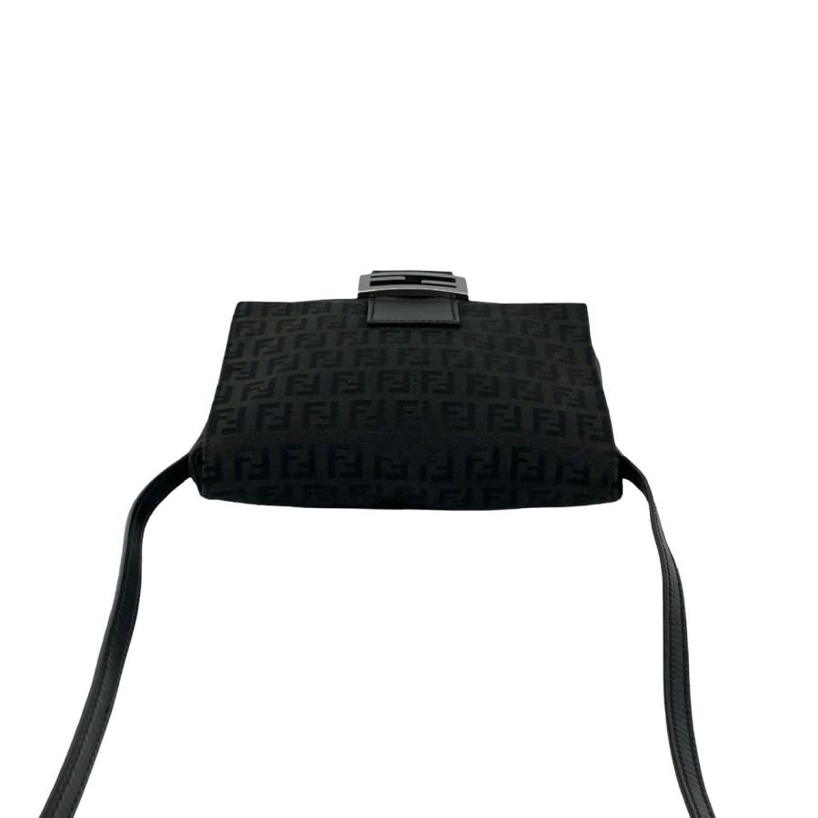 ブランド別 極 美品 FENDI フェンディ ズッキーノ 柄 FF ロゴ レザー