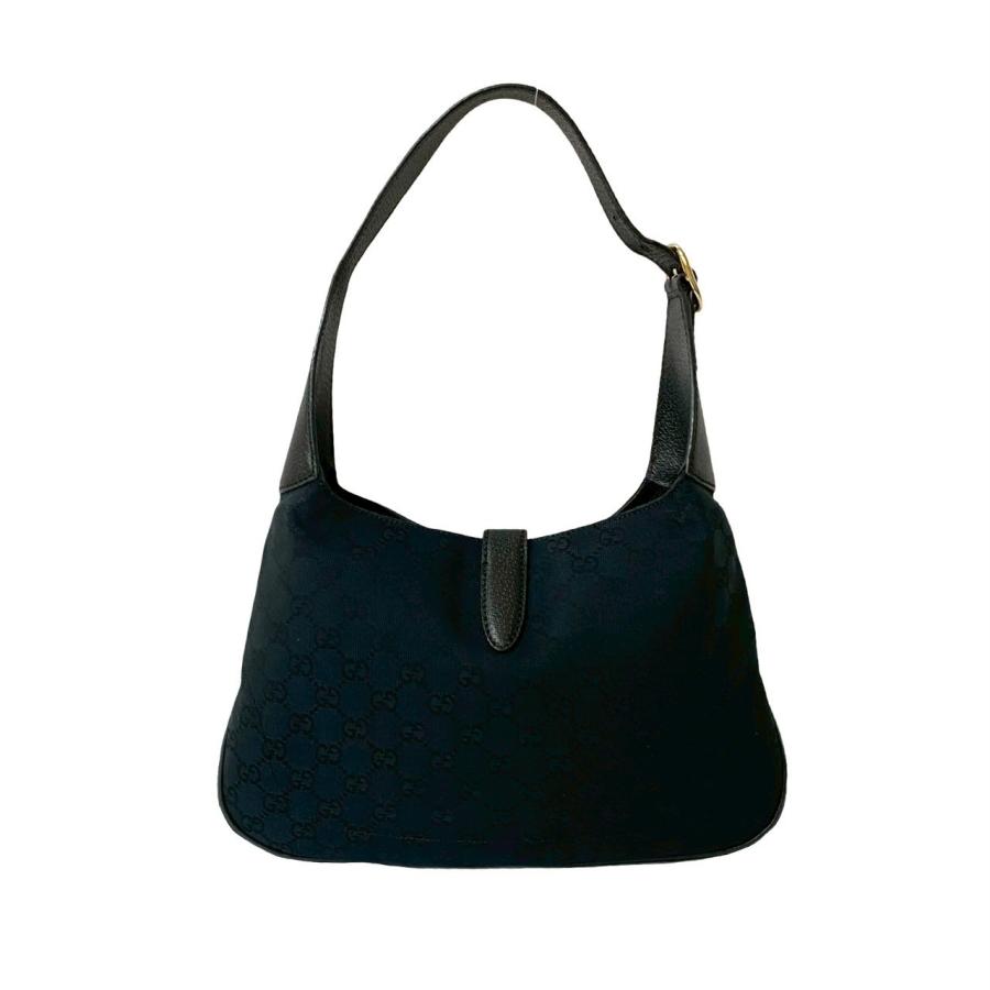 GUCCI（グッチ） ほぼ未使用 ジャッキー ロゴ 金具 GG 柄 レザー